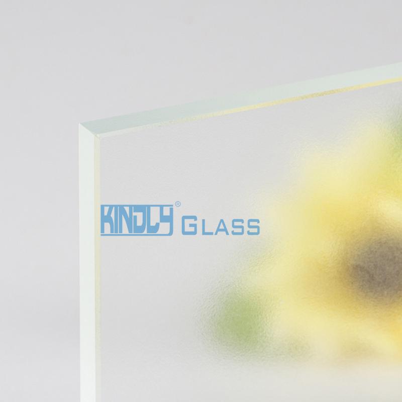 Vidrio grabado al ácido ultra transparente brillante sin huella digital